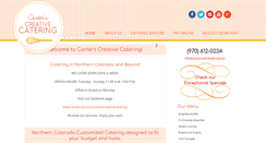 Desktop Screenshot of carterscreativecatering.com