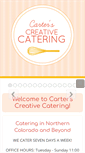 Mobile Screenshot of carterscreativecatering.com